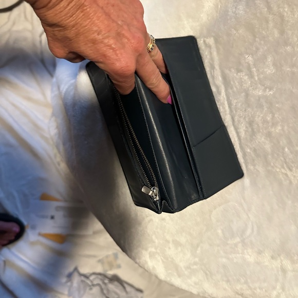 Louis Vuitton Dark Blue Damien Patterned Leather Long Wallet - Picture 5 of 8